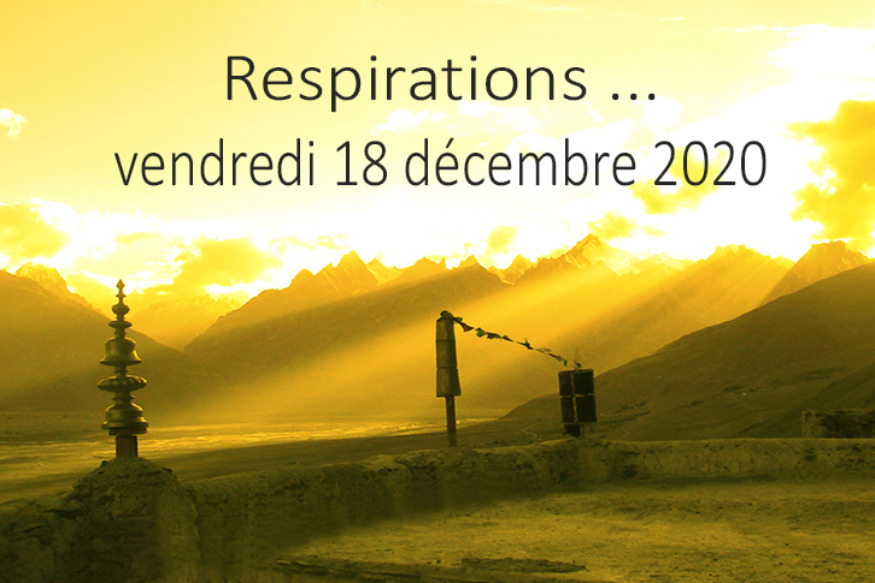 Respirations # 18 décembre 2020 : Rencontre avec Timothy Mirthil et Pierre Michel Sivadier