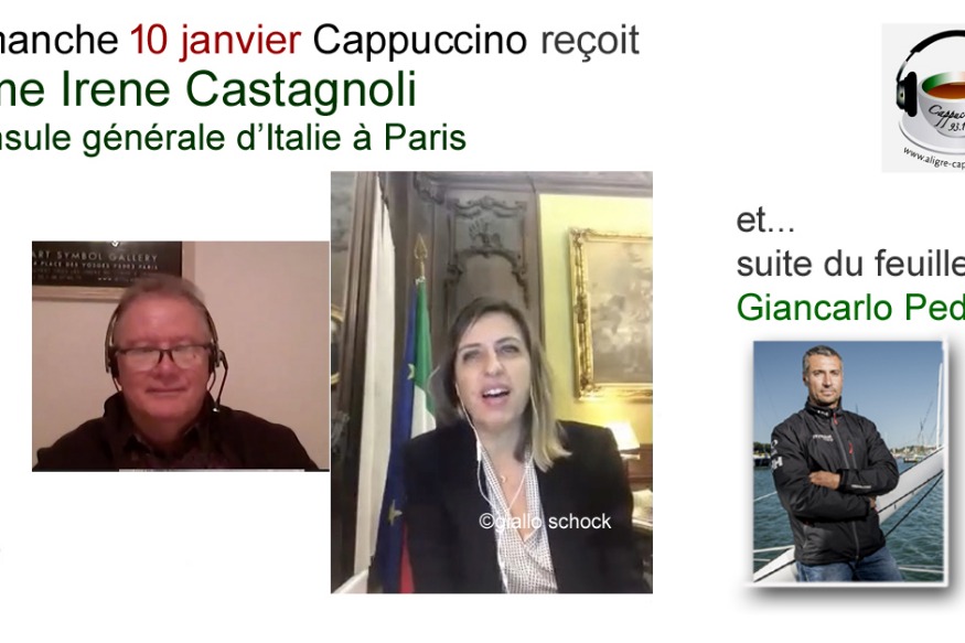 Cappuccino # 10 janvier 2021 - Invitée : Mme Irene Castagnoli