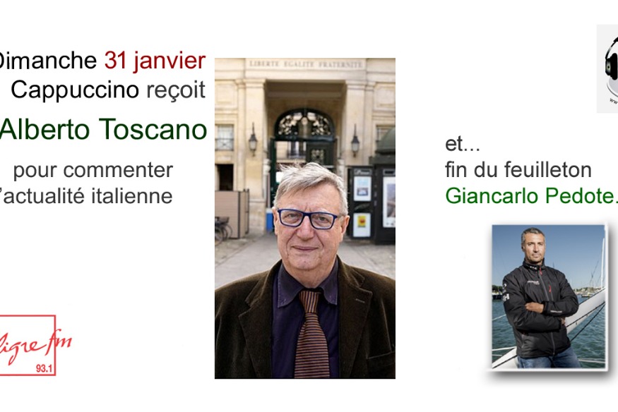 Cappuccino # 31 janvier2021 - invités : Alberto Toscano et Giancarlo Pedote