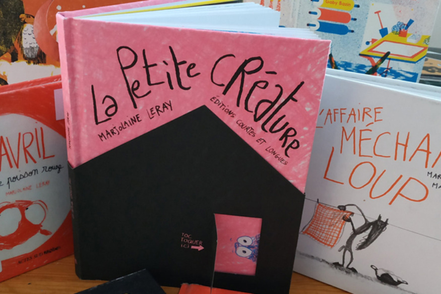 Ecoute ! Il y a un éléphant... # 12 janvier 2022 - "La petite créature", un album de Marjolaine Leray