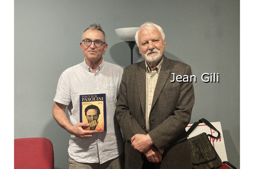 Cappuccino # 15 mai 2022 invité Jean Gili pour le centenaire de Pasolini