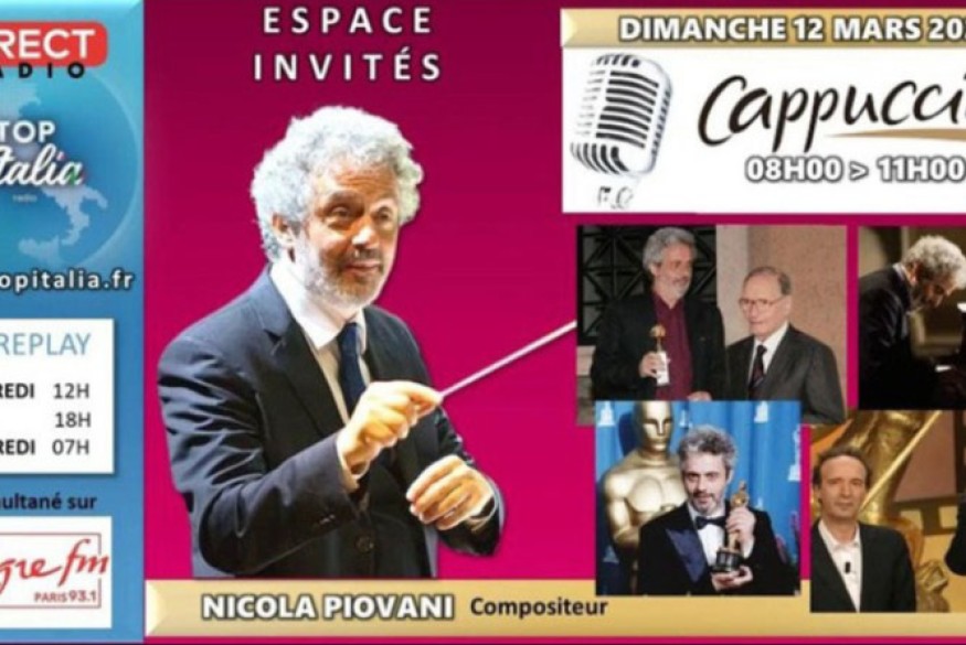 Cappuccino # 12 mars 2023 - invité : le compositeur Nicola Piovani