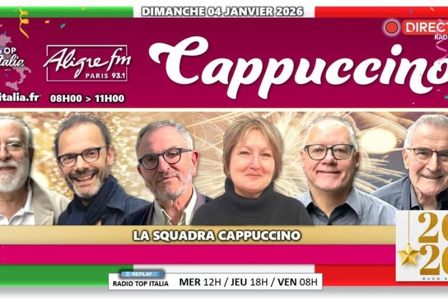 Cappuccino # 4 janvier 2026 - émission du 4 janvier 2026